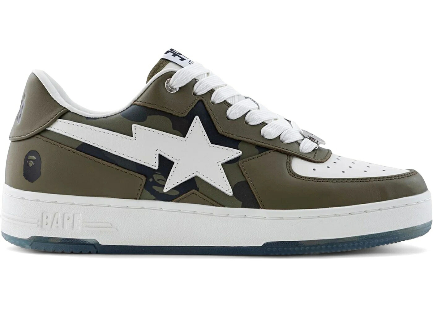 ベイプ アイコン オリーブ カモ柄 #2 スニーカー メンズ BAPE A BATHING APE STA ICON OLIVE DRAB CAMO / OLIVE DRAB