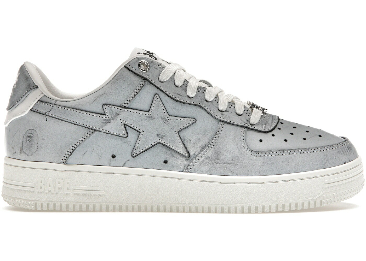 ベイプ 黒色 ブラック スニーカー メンズ BAPE A BATHING APE STA WEAR AWAY PAINT BLACK /
