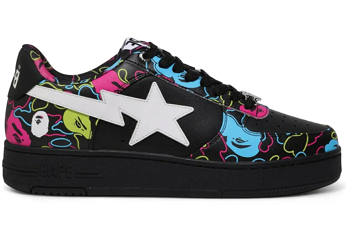 ベイプ 黒いこと 黒いこと スニーカー メンズ BAPE A BATHING APE STA COMPLEXCON / BLACK MULTI