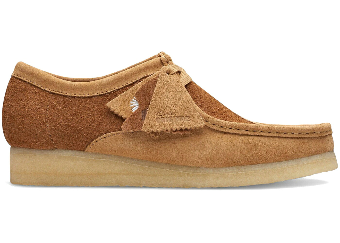 クラークス オリジナルス スニーカー メンズ CLARKS ORIGINALS WALLABEE TAN COMBINATION / TAN COMBINATION
