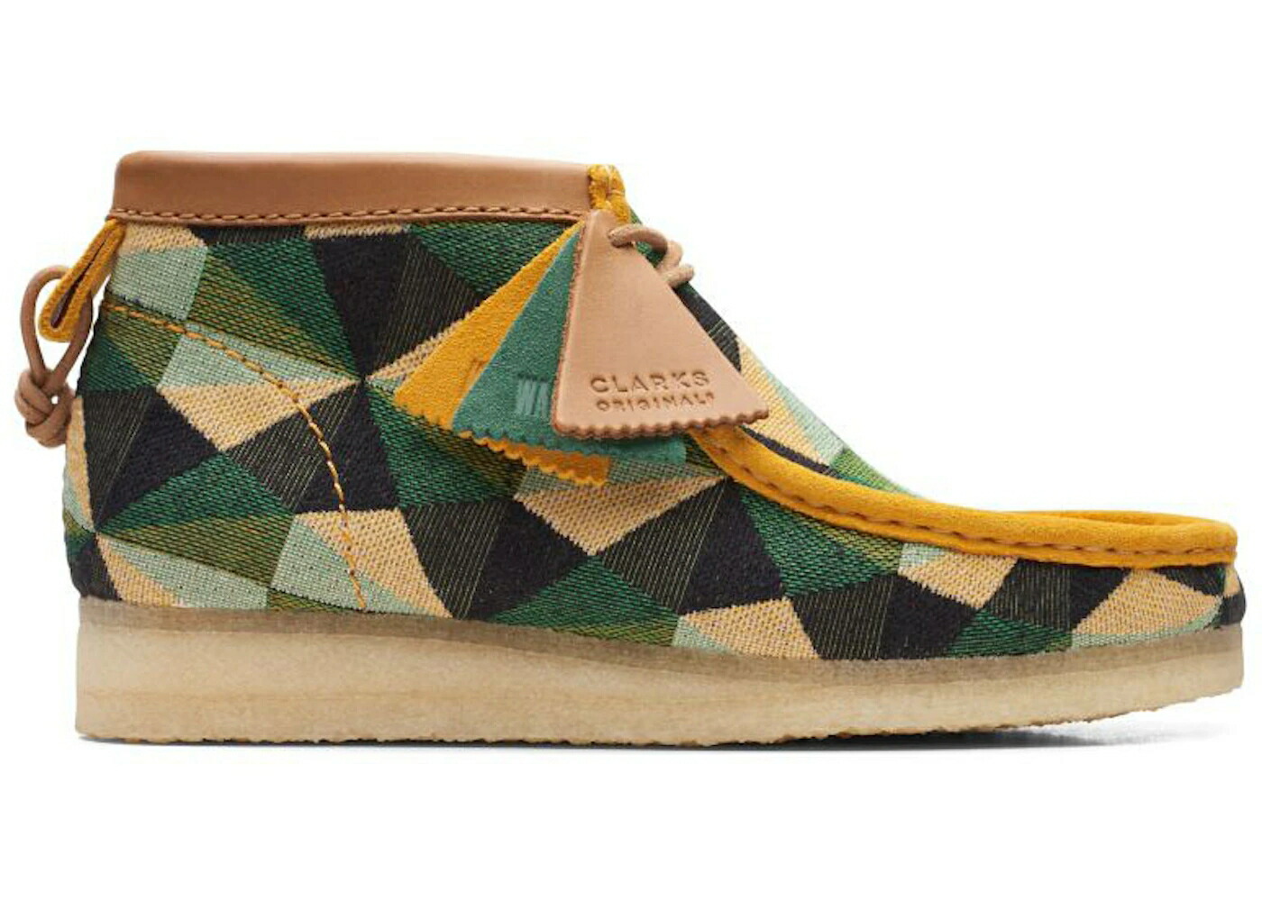 クラークス オリジナルス ブーツ 緑 グリーン スニーカー メンズ CLARKS ORIGINALS WALLABEE BOOT MULTICOLOUR / GREEN MULTICOLOUR