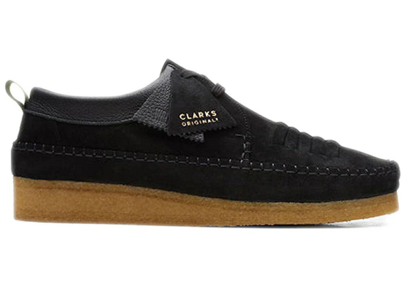 クラークス オリジナルス 黒色 ブラック スエード スウェード スニーカー メンズ CLARKS ORIGINALS WEAVER WEFT BLACK SUEDE / BLACK BLACK｜スニケス 25,769円
