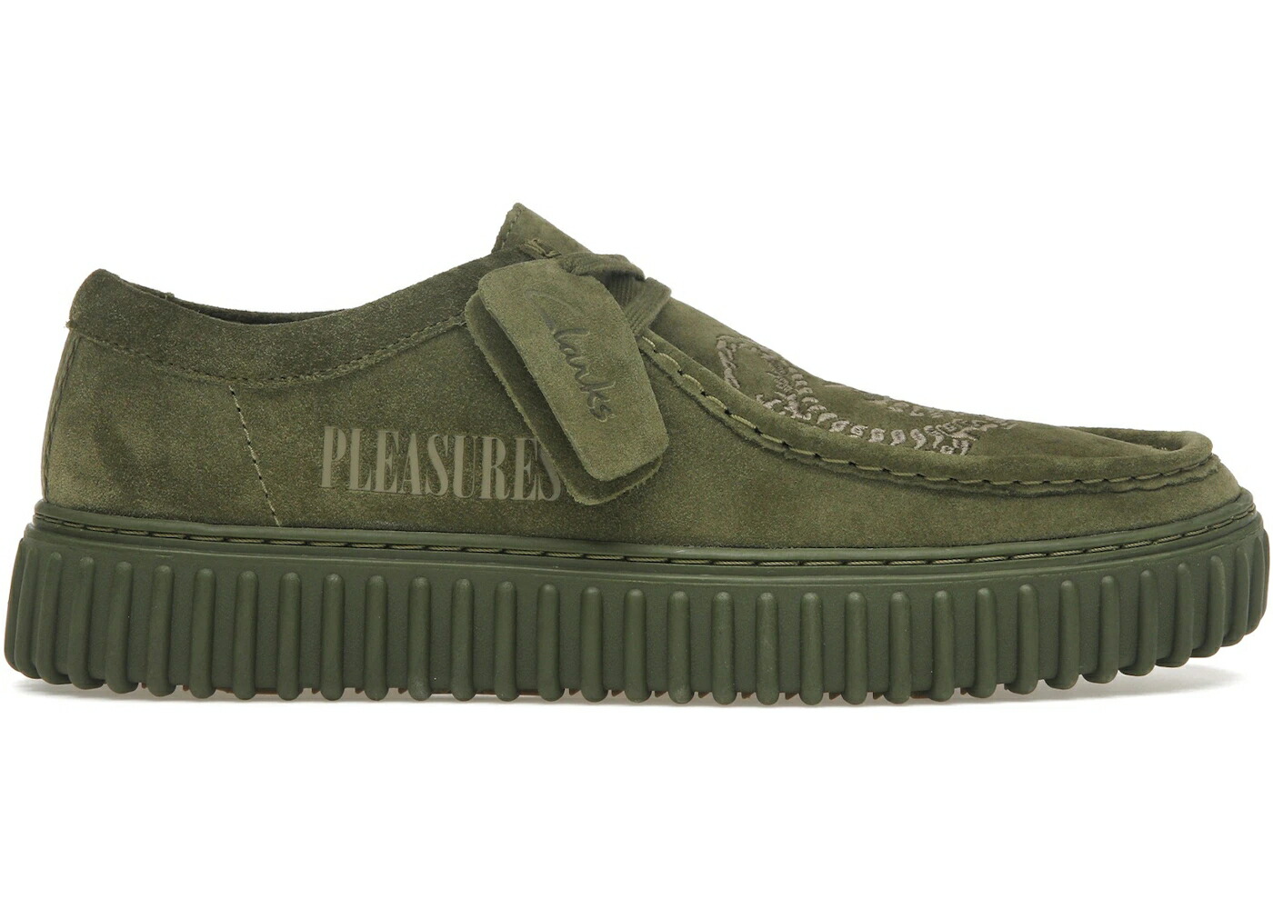 クラークス オリジナルス 緑 緑であること スニーカー メンズ CLARKS ORIGINALS TORHILL LOW PLEASURES GREEN /