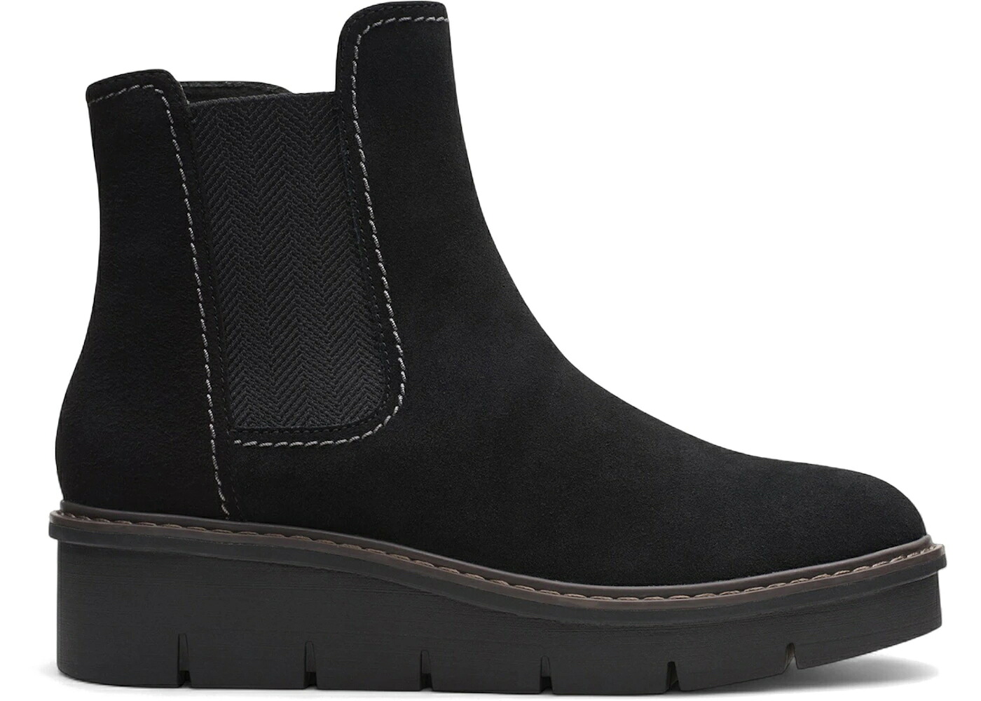クラークス 黒色 ブラック スエード スウェード WOMEN'S スニーカー レディース CLARKS AIRABELL MOVE BLACK SUEDE (WOMEN'S) /
