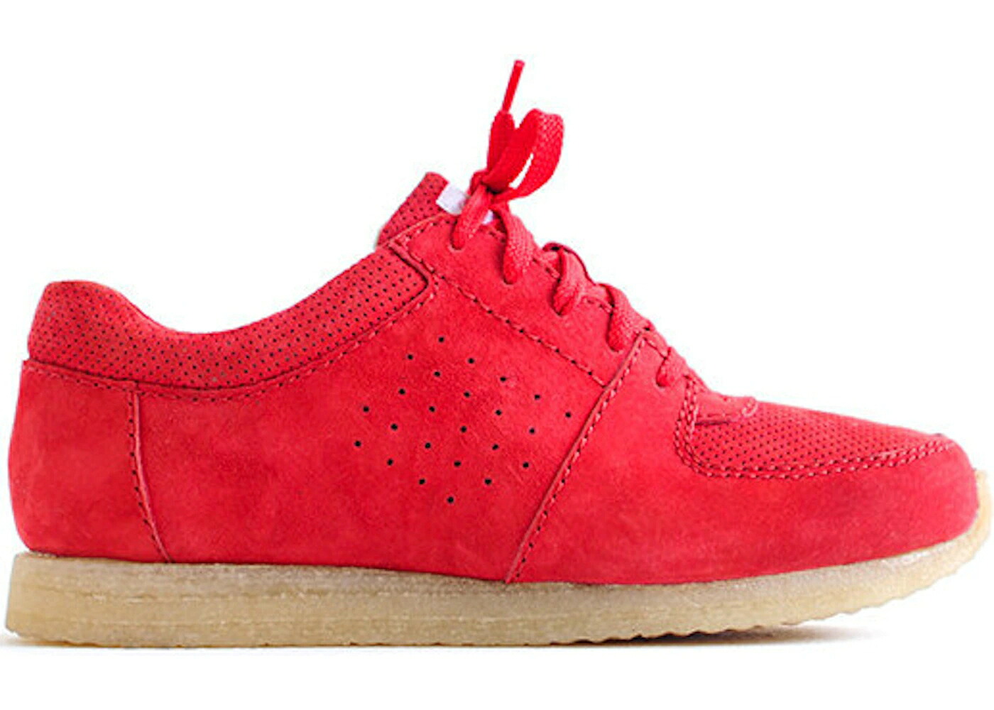 クラークス 赤 赤いこと スニーカー メンズ CLARKS KILDARE X RONNIE FIEG POPPY RED / POPPY RED