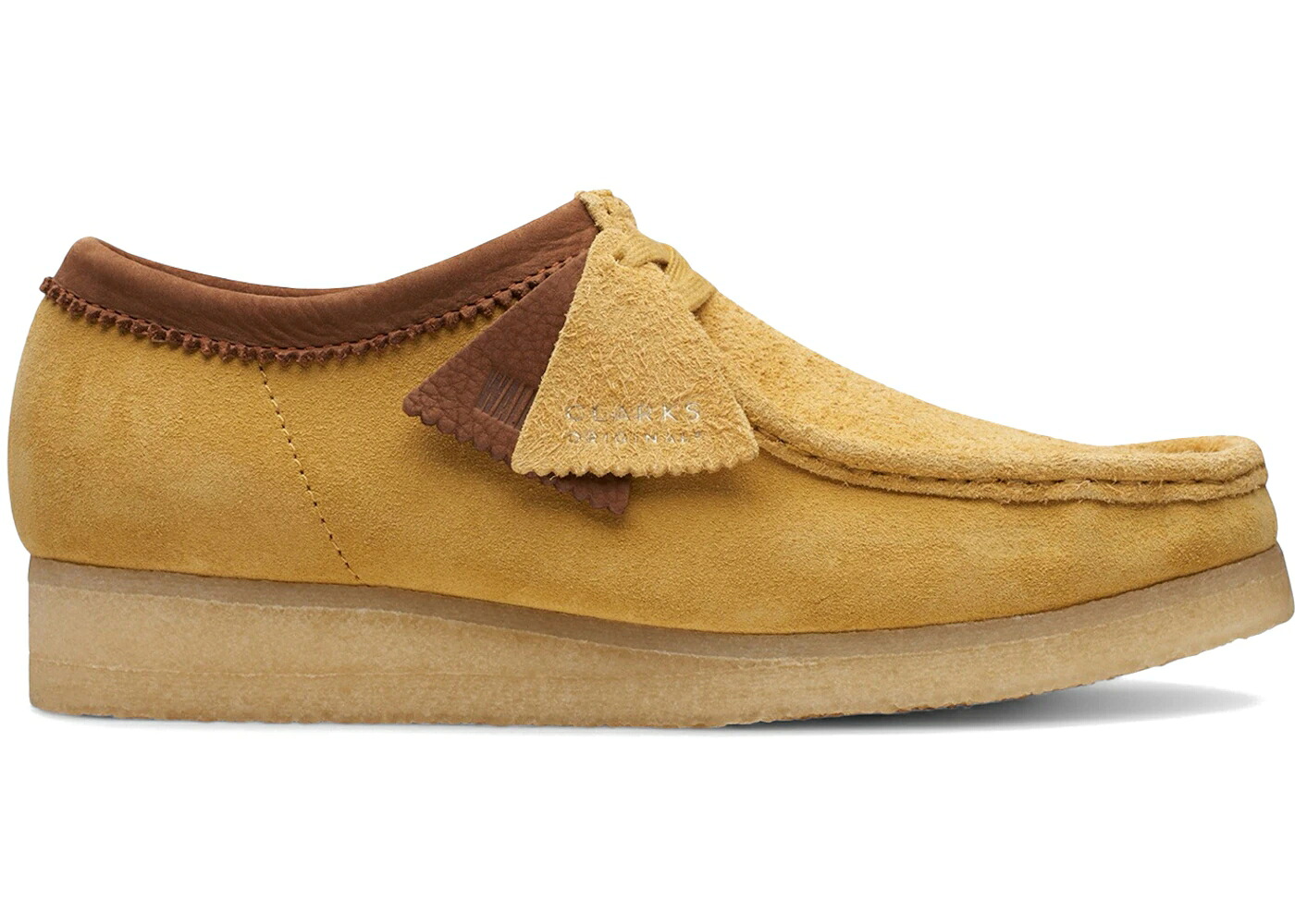 クラークス オリジナルス 黄味がかった 黄色 スニーカー メンズ CLARKS ORIGINALS WALLABEE YELLOW COMBINATION / YELLOW COMBINATION