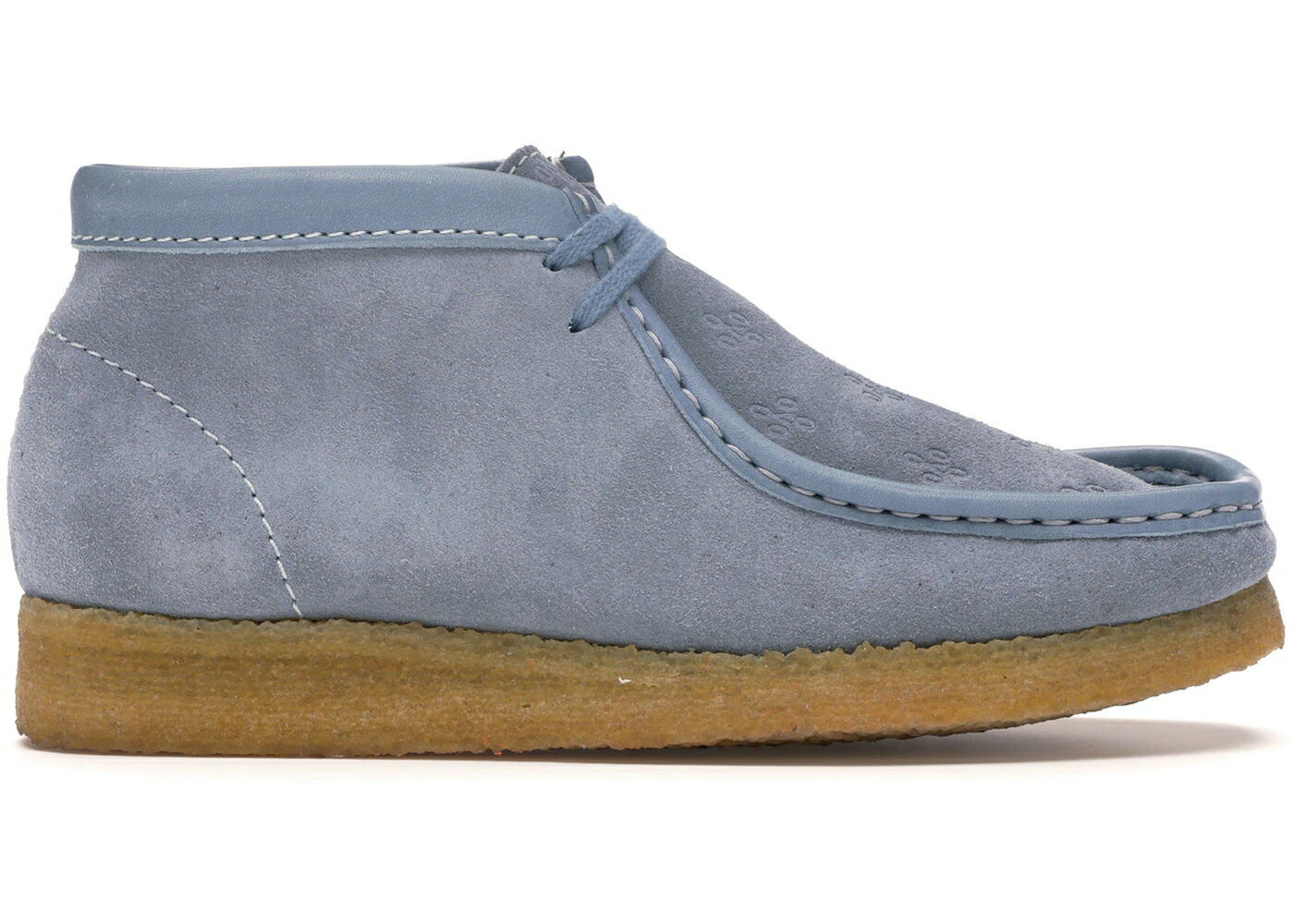 クラークス 青色 ブルー スニーカー メンズ CLARKS WALLABEE OVO BABY BLUE / BABY BLUE
