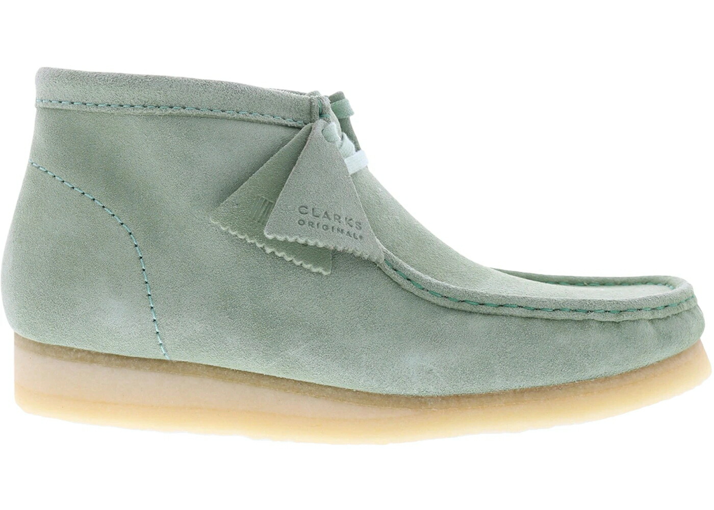 クラークス オリジナルス ブーツ 緑 グリーン スニーカー メンズ CLARKS ORIGINALS WALLABEE BOOT LIGHT GREEN / LIGHT GREEN