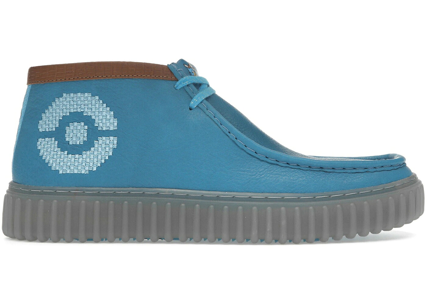 クラークス 青色 ブルー スニーカー メンズ CLARKS TORHILL EXPLORE POK MON BLASTOISE / BLUE｜スニケス