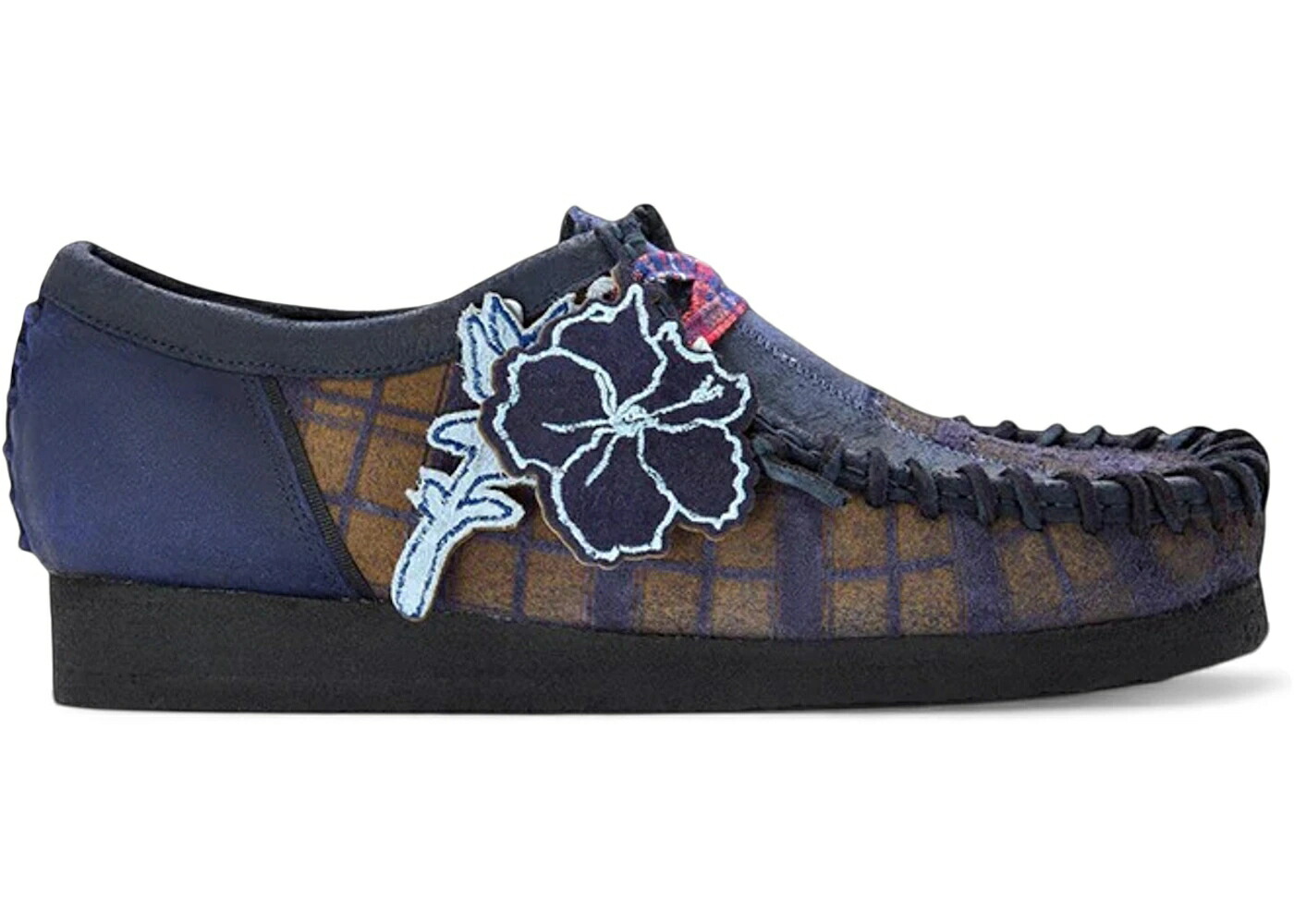 クラークス オリジナルス 紺色 米国海軍 スニーカー メンズ CLARKS ORIGINALS WALLABEE NICHOLAS DALEY NAVY / NAVY COMBI