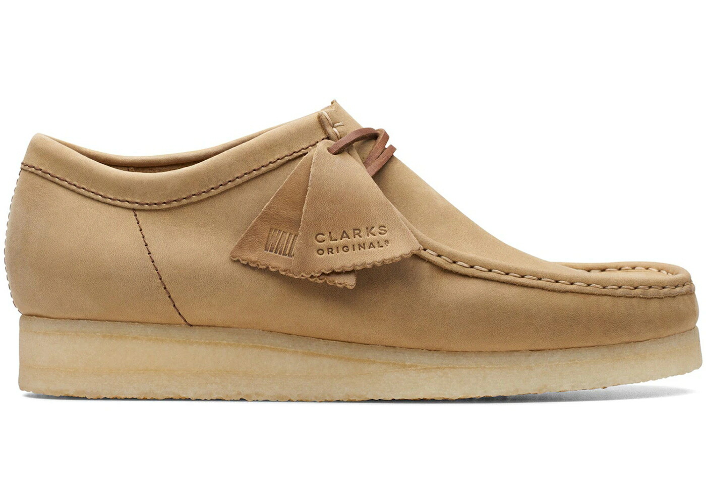 クラークス オリジナルス 茶色 ブラウン レザー スニーカー メンズ CLARKS ORIGINALS WALLABEE BROWN LEATHER /