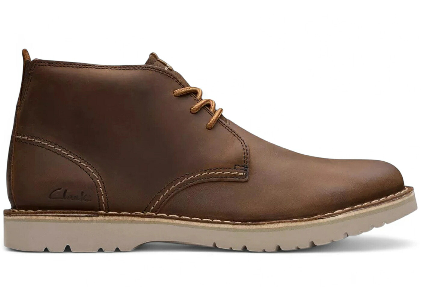 クラークス ミッド なめし革 スニーカー メンズ CLARKS EASTRIDGE MID BEESWAX LEATHER / BEESWAX LEATHER