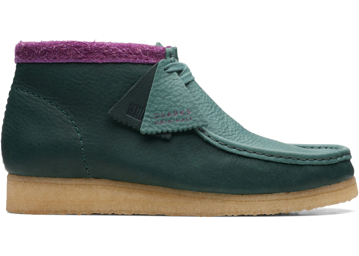 クラークス オリジナルス ブーツ 緑 グリーン スニーカー メンズ CLARKS ORIGINALS WALLABEE BOOT GREEN COMBINATION /
