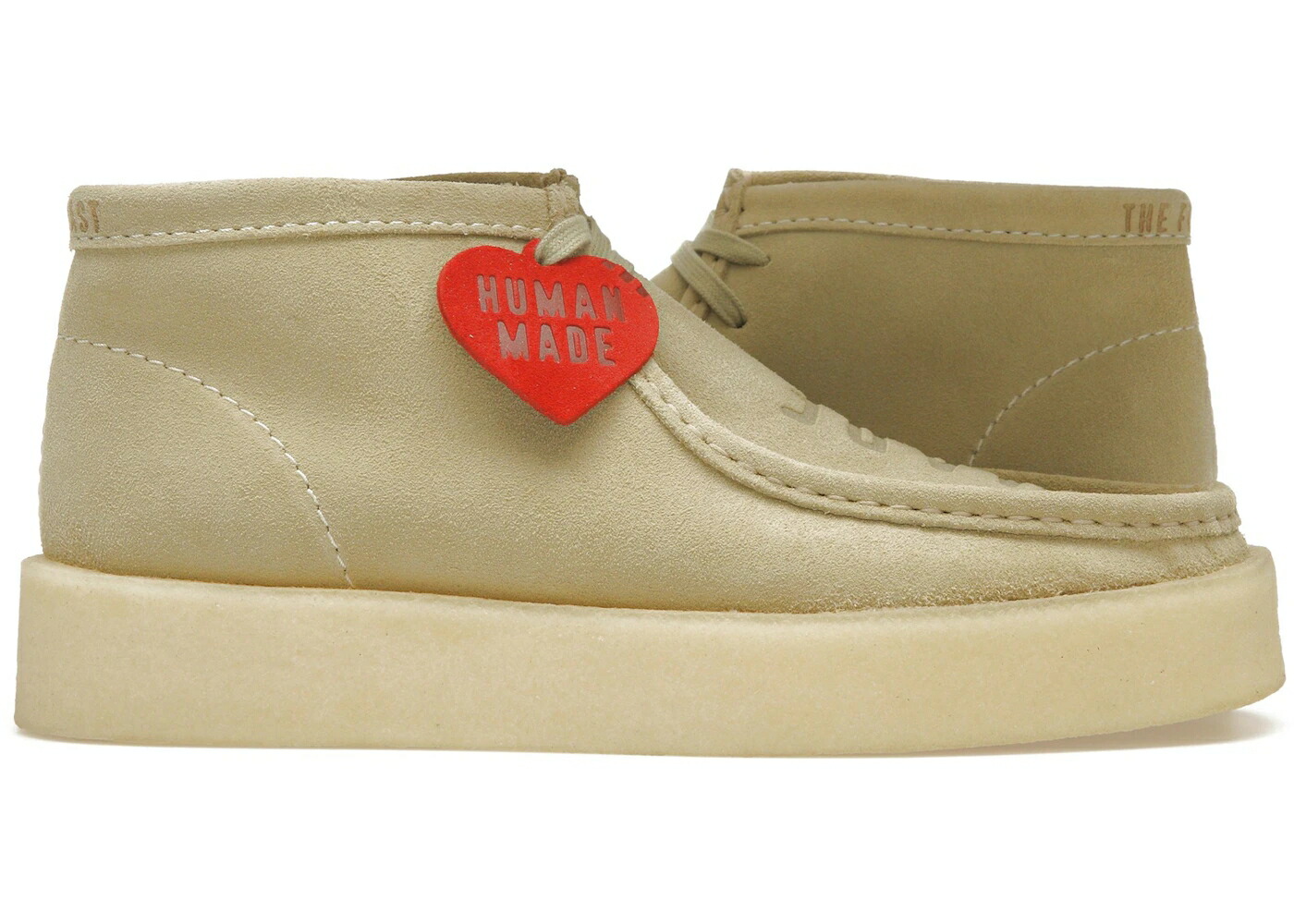 クラークス オリジナルス スニーカー メンズ CLARKS ORIGINALS WALLABEE MADE HUMAN / MAPLE
