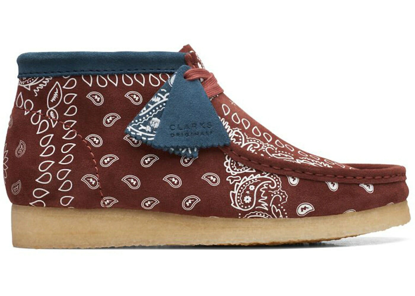 クラークス オリジナルス ブーツ スニーカー メンズ CLARKS ORIGINALS WALLABEE BOOT BRICK PAISLEY / BRICK PAISLEY