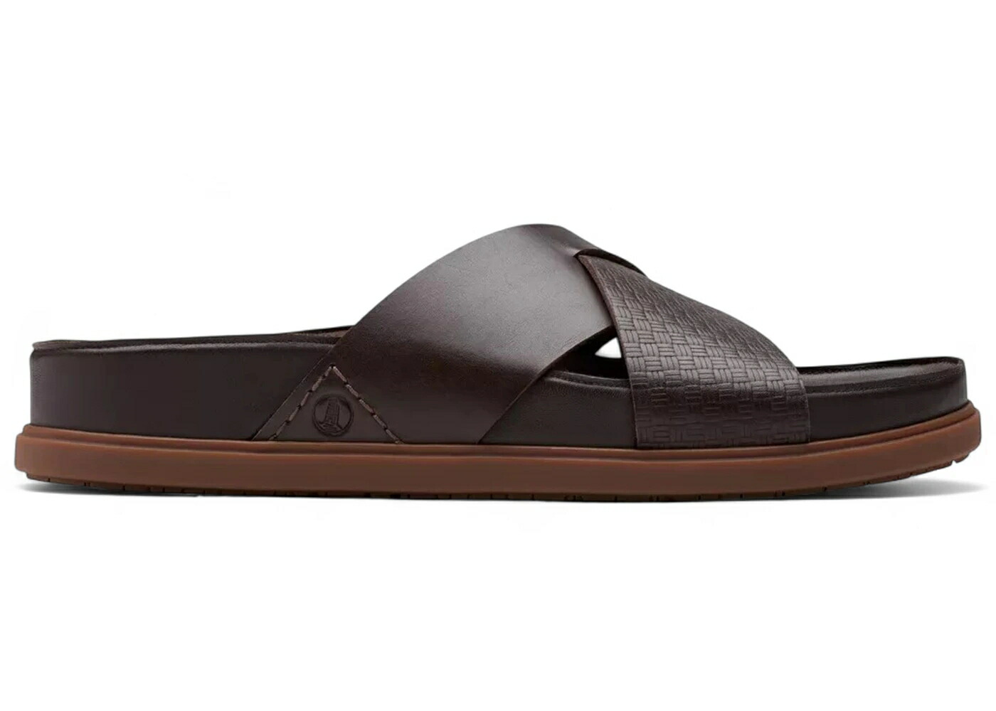 クラークス 茶色 ブラウン レザー スニーカー メンズ CLARKS TORFORD CROSS BROWN LEATHER / BROWN LEATHER|スニケス