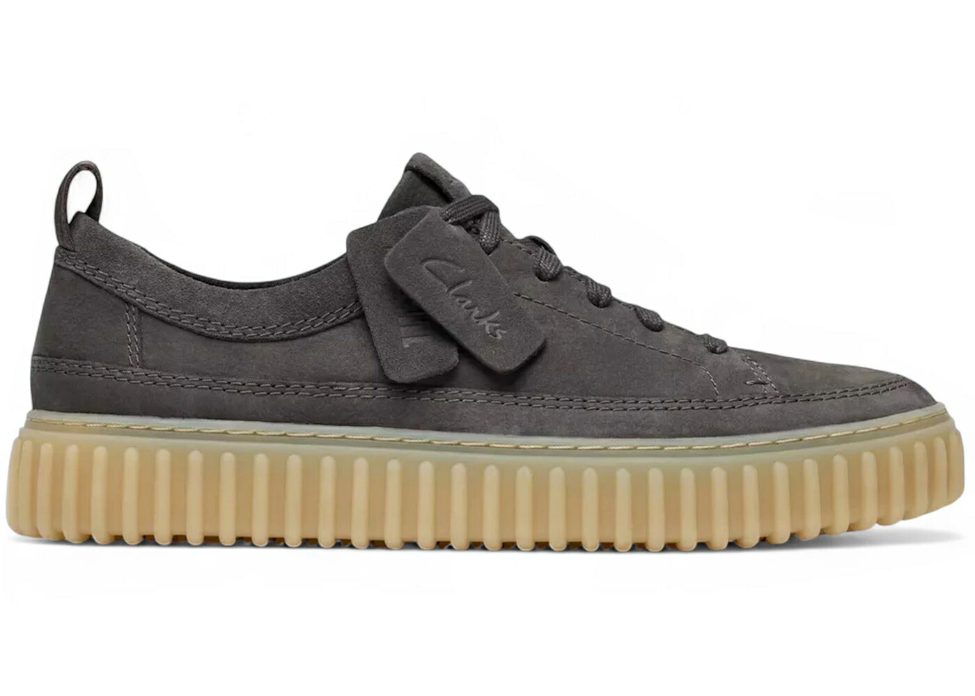 クラークス 薄墨色 薄墨色 スニーカー メンズ CLARKS TORHILL LACE DARK GREY NUBUCK / DARK GREY NUBUCK