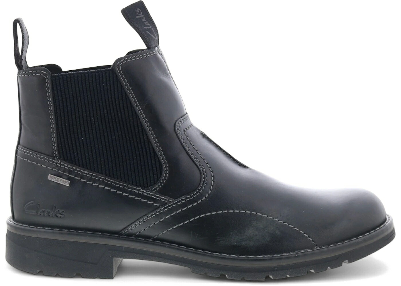 クラークス 黒色 ブラック レザー スニーカー メンズ CLARKS MORRIS EASY BLACK LEATHER /
