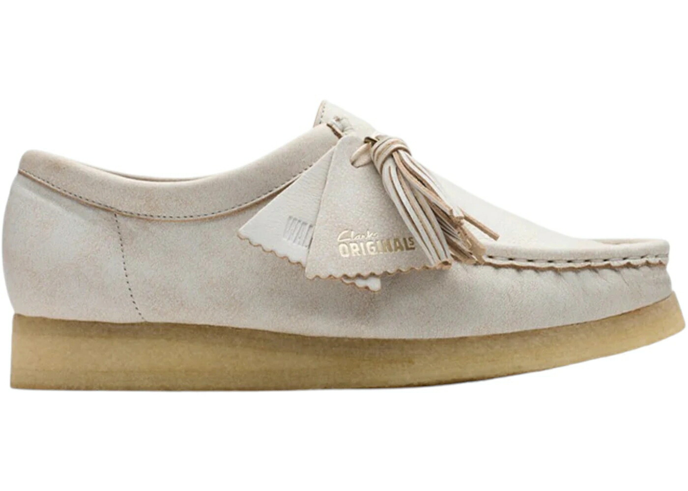 クラークス オリジナルス なめし革 白いこと 白いこと スニーカー メンズ CLARKS ORIGINALS WALLABEE LEATHER WHITE /