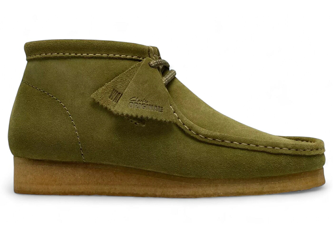 クラークス オリジナルス ブーツ 緑 緑であること スエードクロス スウェード スニーカー メンズ CLARKS ORIGINALS WALLABEE BOOT GREEN SUEDE / GREEN SUEDE