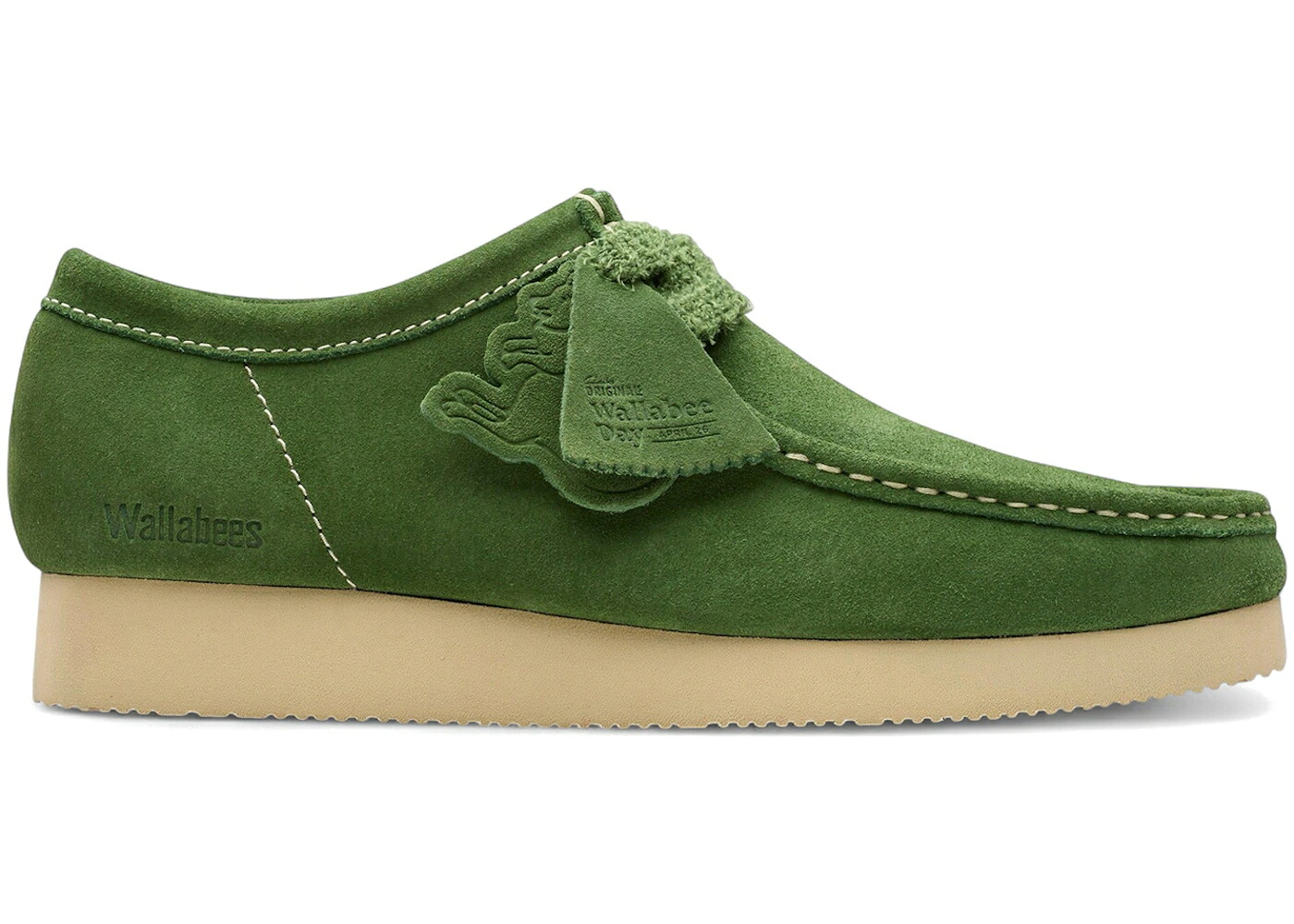 クラークス オリジナルス 緑 グリーン スエード スウェード スニーカー メンズ CLARKS ORIGINALS WALLABEE DAY 2604 GREEN SUEDE /