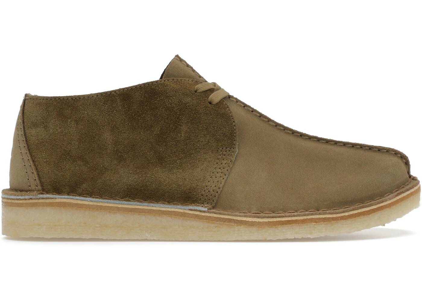 クラークス オリーブ スニーカー メンズ CLARKS DESERT TREK DARK OLIVE COMBINATION / DARK OLIVE COMBINATION