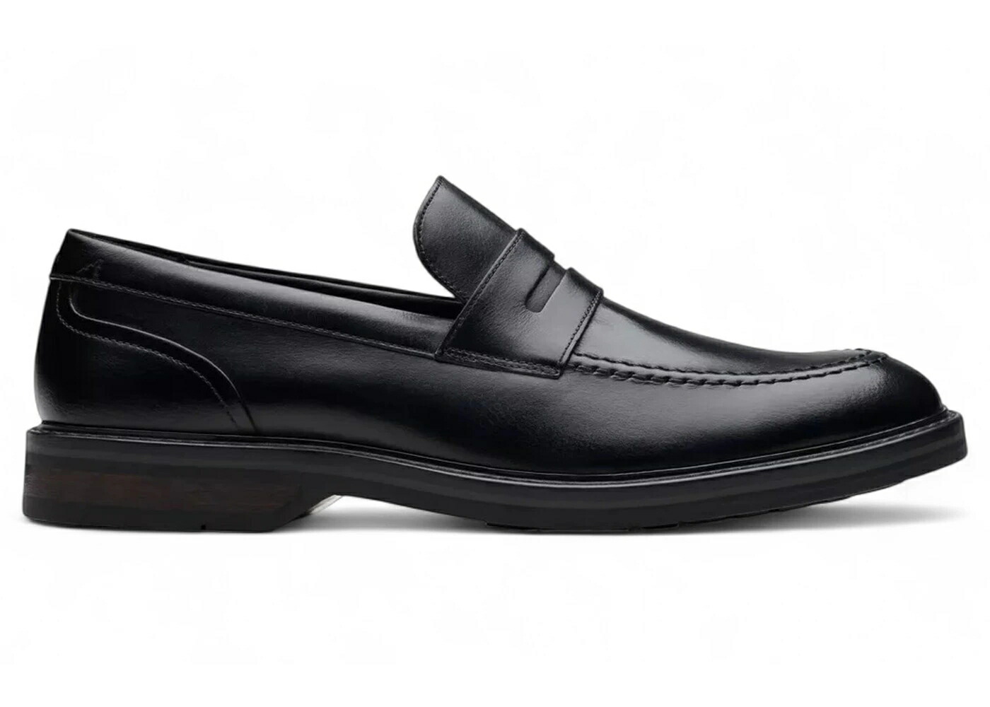 クラークス 黒色 ブラック レザー スニーカー メンズ CLARKS ALDWIN STEP BLACK LEATHER / BLACK LEATHER