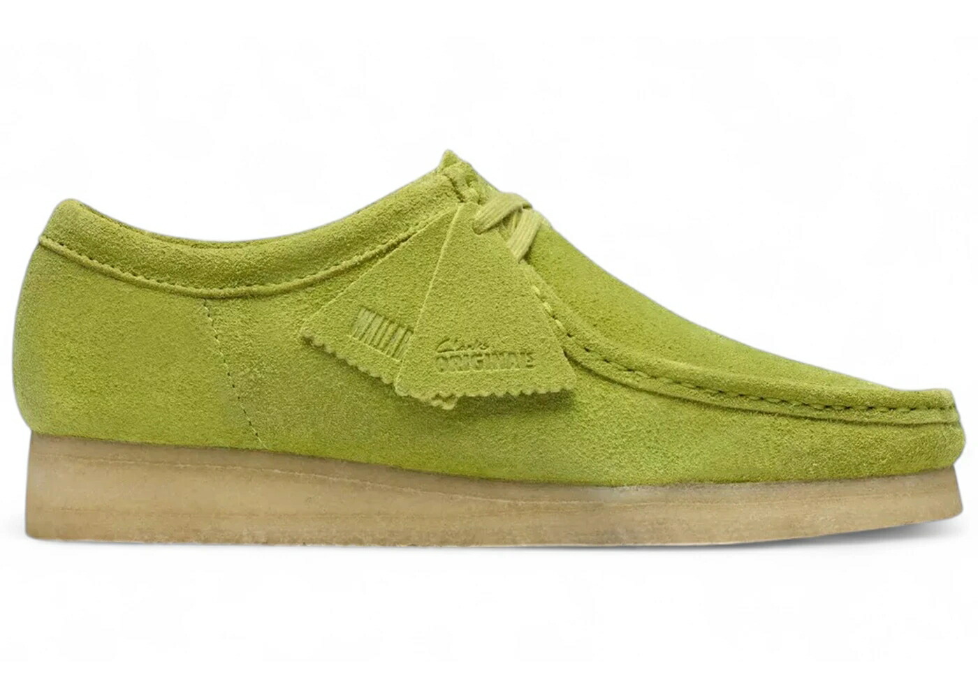 クラークス オリジナルス 菩提樹 スエードクロス スウェード スニーカー メンズ CLARKS ORIGINALS WALLABEE LIME SUEDE / LIME SUEDE