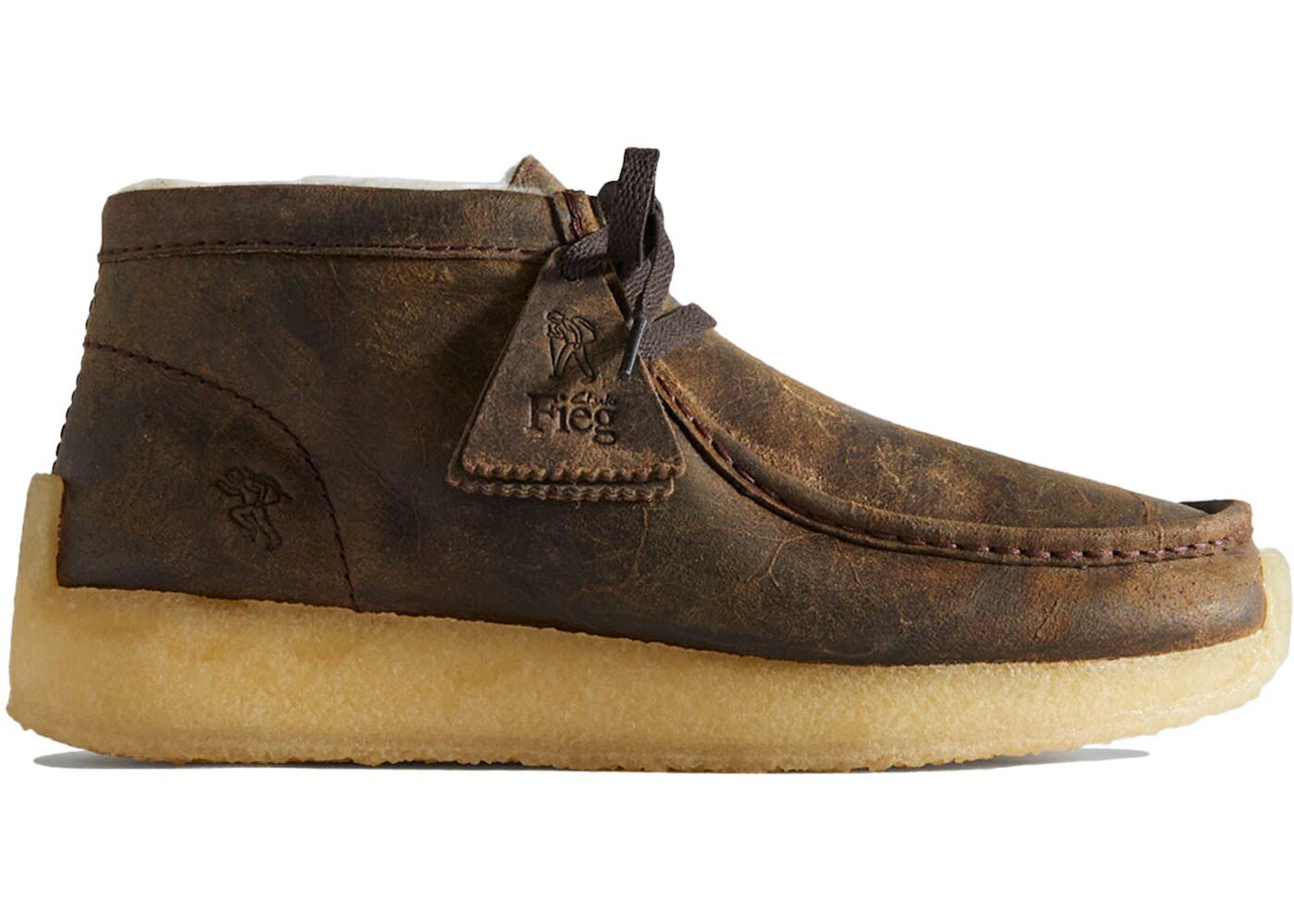 クラークス オリジナルス ブーツ ストリート スニーカー メンズ CLARKS ORIGINALS ROSSENDALE BOOT RONNIE FIEG 8TH STREET SHEARLING CHOCOLATE / SHEARLING CHOCOLATE
