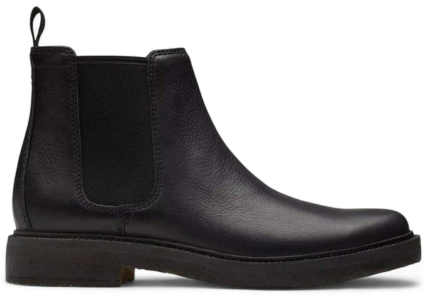 クラークス 黒色 ブラック レザー スニーカー メンズ CLARKS CLARKDALE EASY BLACK LEATHER / BLACK LEATHER