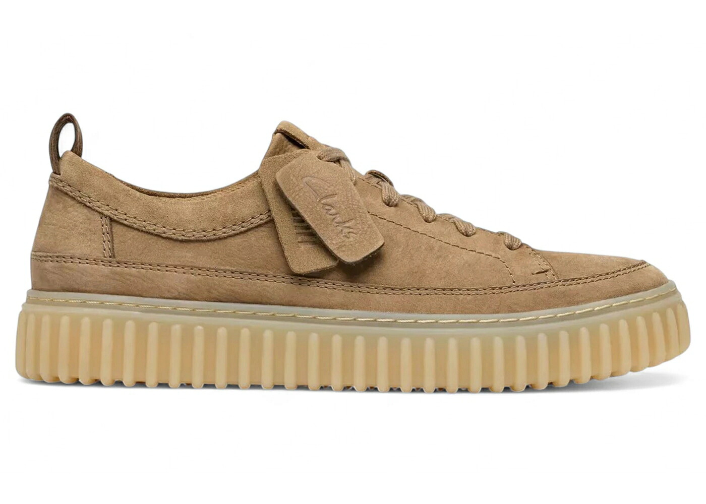 クラークス 砂色 サンド スニーカー メンズ CLARKS TORHILL LACE DARK SAND NUBUCK / DARK SAND NUBUCK
