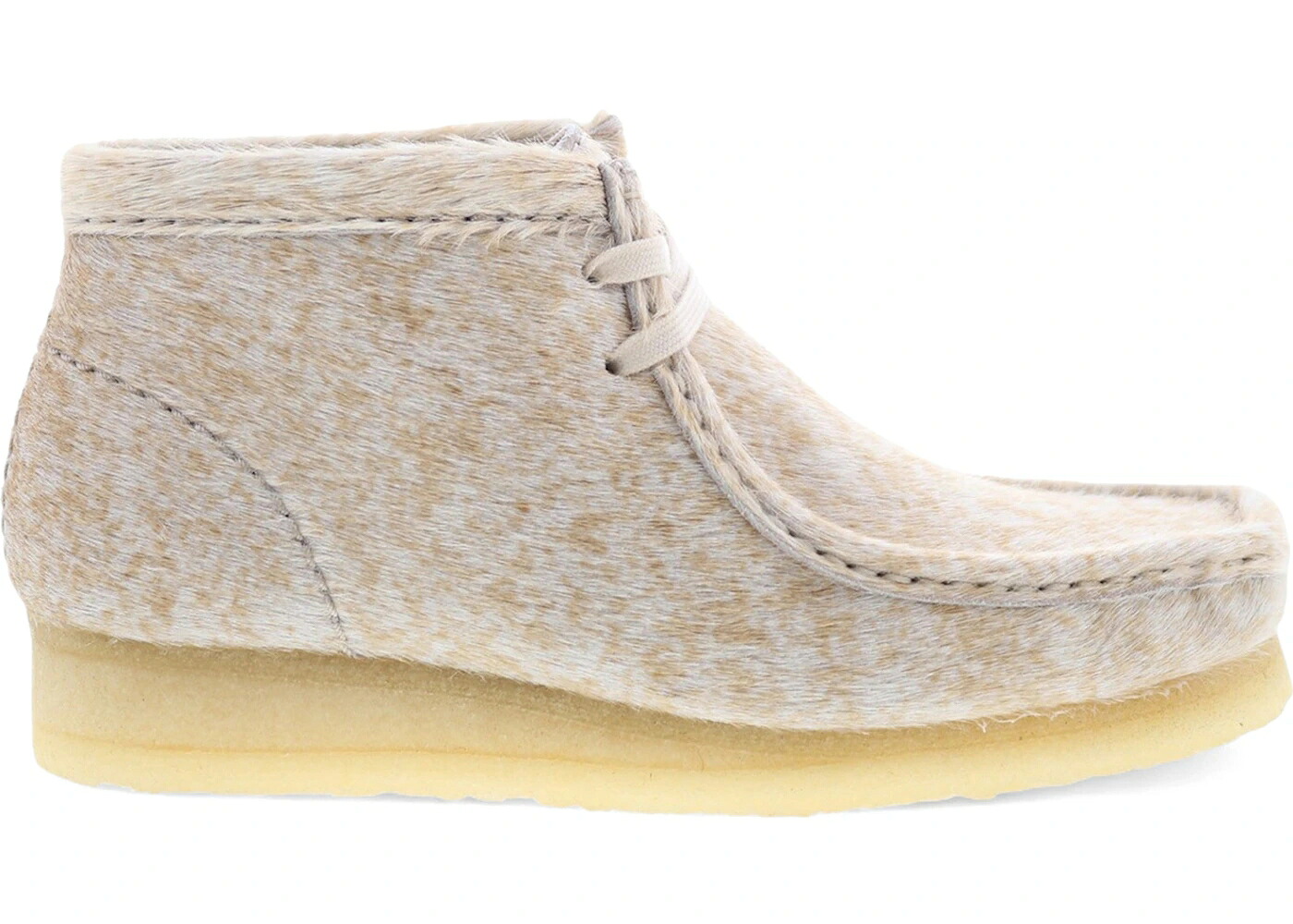 クラークス オリジナルス ブーツ なめし革 ベージュ WOMEN\u0027S スニーカー レディース CLARKS ORIGINALS WALLABEE BOOT SPECKLED HAIR ON LEATHER (WOMEN\u0027S) / BEIGE