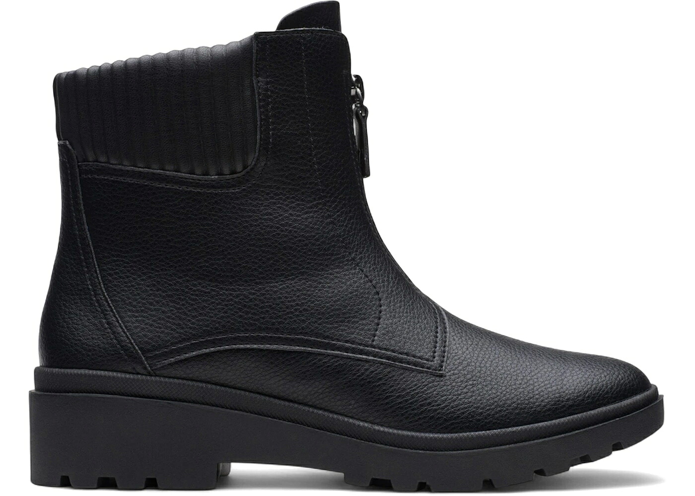 クラークス 黒いこと 黒いこと なめし革 WOMEN\u0027S スニーカー レディース CLARKS CALLA ZIP BLACK LEATHER (WOMEN\u0027S) /
