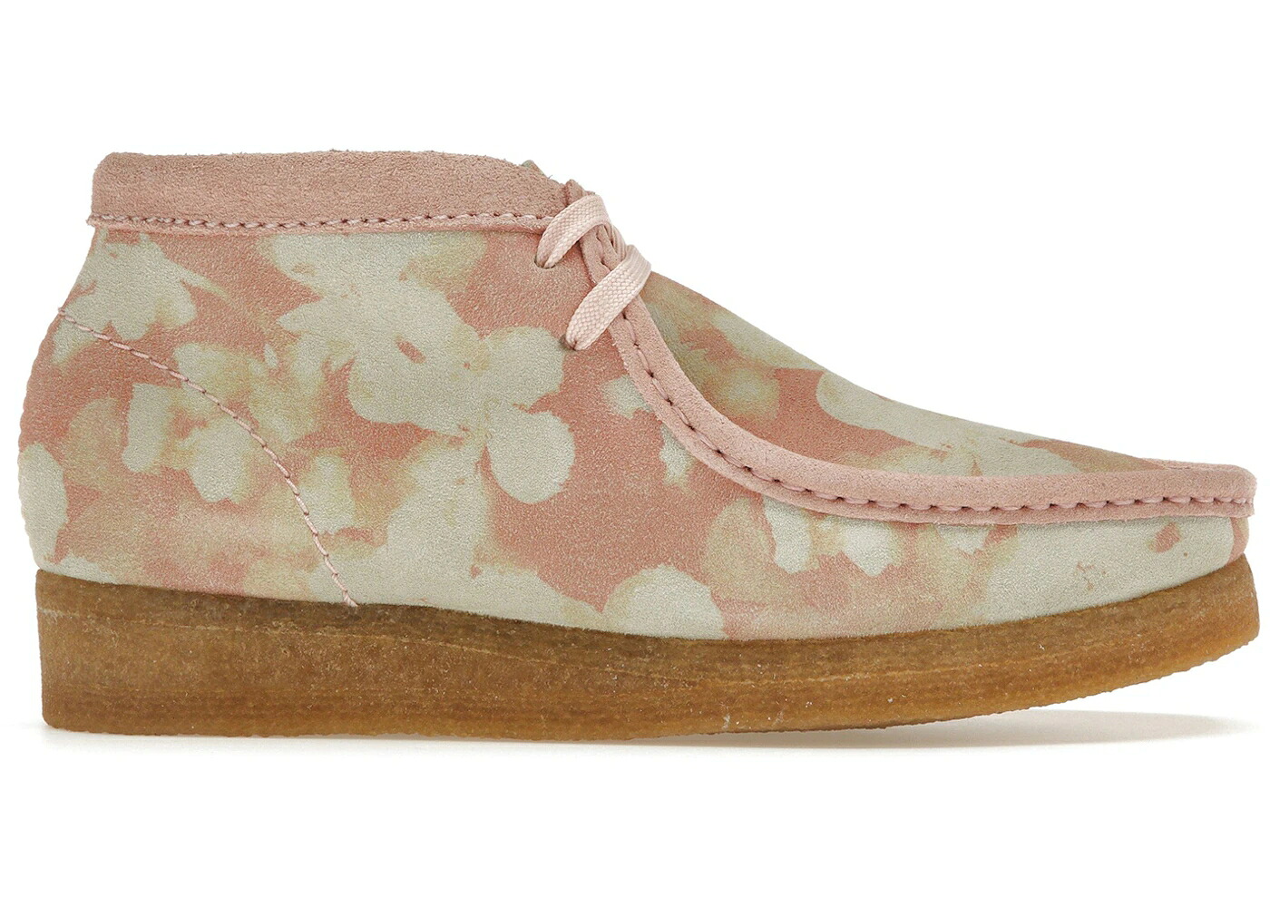 クラークス オリジナルス ブーツ サクラ色 WOMEN\u0027S スニーカー レディース CLARKS ORIGINALS WALLABEE BOOT PINK FLORAL (WOMEN\u0027S) / PINK PINK FLORAL
