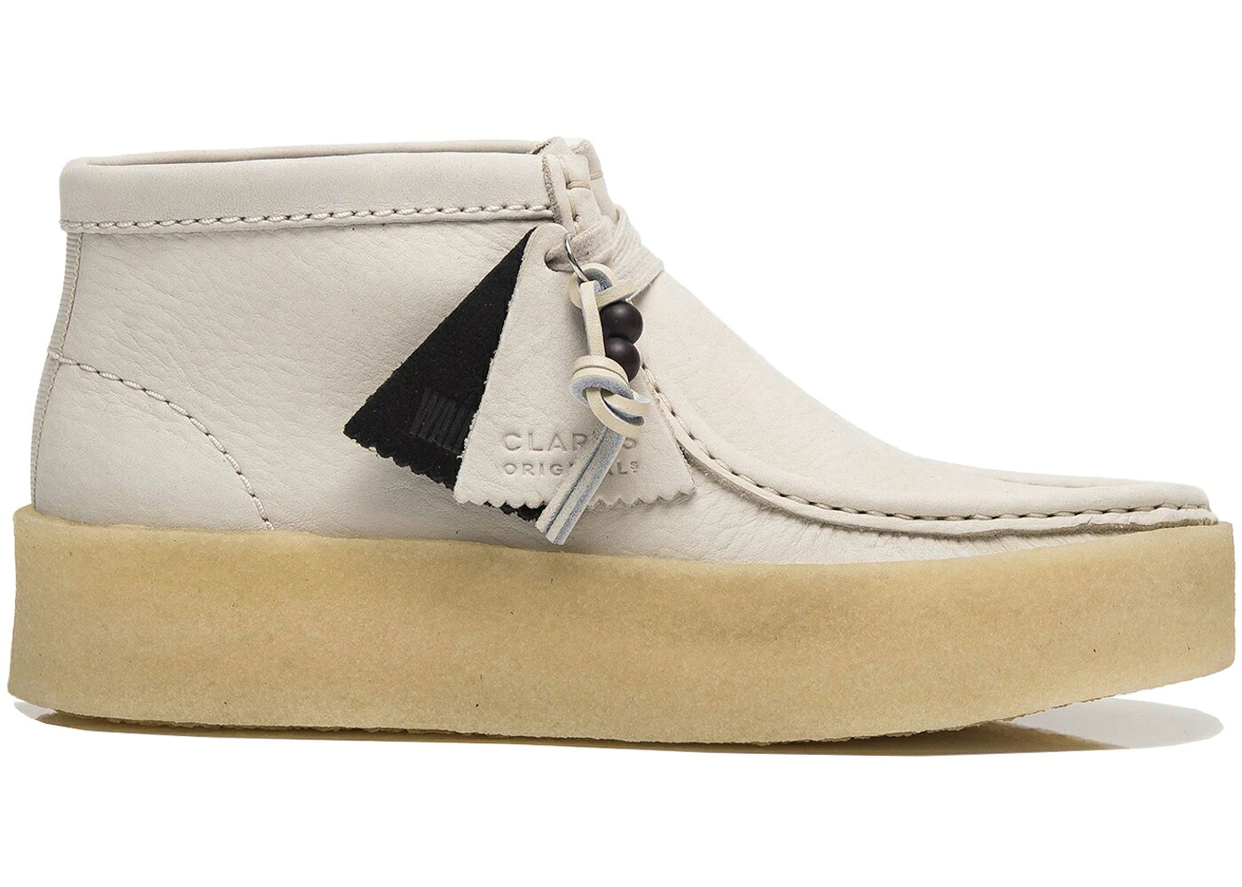 クラークス オリジナルス ブーツ 白色 ホワイト WOMEN'S スニーカー レディース CLARKS ORIGINALS WALLABEE CUP BOOT WHITE NUBUCK (WOMEN'S) /