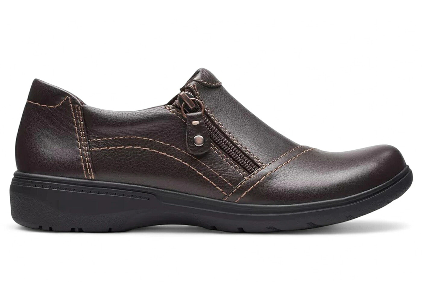 クラークス 赤銅色 赤銅色 なめし革 WOMEN\u0027S スニーカー レディース CLARKS CARLEIGH RAY DARK BROWN LEATHER (WOMEN\u0027S) / DARK BROWN LEATHER