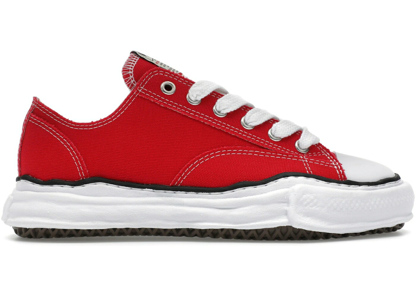 住みか ミハラヤスヒロ 赤 赤いこと スニーカー メンズ MAISON MIHARA YASUHIRO MAISON MIHARA YASUHIRO PETERSON OG SOLE CANVAS LOW RED /