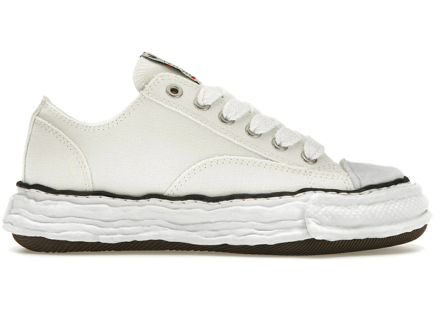 住みか ミハラヤスヒロ 白いこと 白いこと スニーカー メンズ MAISON MIHARA YASUHIRO MAISON MIHARA YASUHIRO PETERSON 23 OG SOLE CANVAS LOW WHITE /