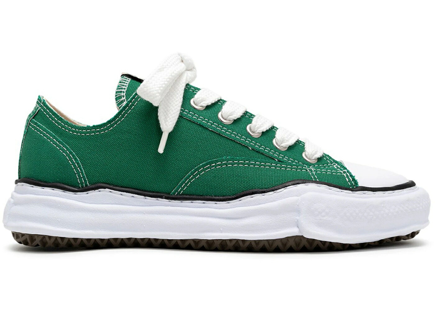 メゾン ミハラヤスヒロ 緑 グリーン スニーカー メンズ MAISON MIHARA YASUHIRO MAISON MIHARA YASUHIRO PETERSON 23 OG SOLE CAVAS CL GREEN / CL GREEN