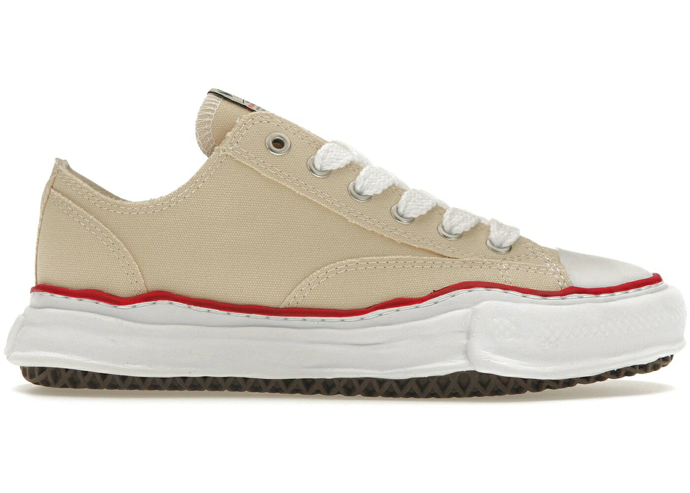 メゾン ミハラヤスヒロ ナチュラル 白色 ホワイト スニーカー メンズ MAISON MIHARA YASUHIRO MAISON MIHARA YASUHIRO PETERSON OG SOLE CANVAS LOW NATURAL / NATURAL WHITE