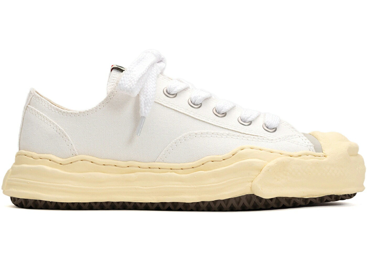 メゾン ミハラヤスヒロ 白色 ホワイト スニーカー メンズ MAISON MIHARA YASUHIRO MAISON MIHARA YASUHIRO HANK VL OG SOLE CANVAS LOW WHITE /