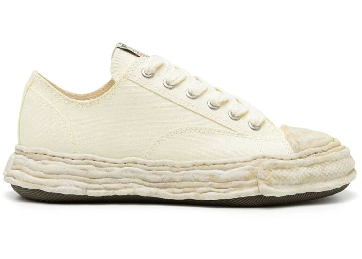 住み家 ミハラヤスヒロ 白いこと 白いこと スニーカー メンズ MAISON MIHARA YASUHIRO MAISON MIHARA YASUHIRO PETERSON 23 OG SOLE CANVAS LOW GARMENT DYED WHITE /
