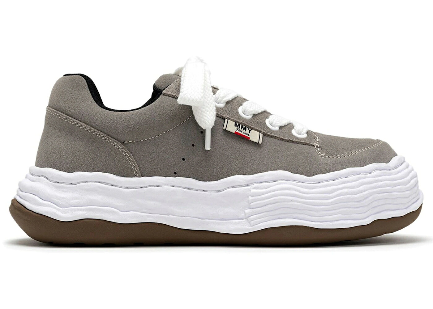 住みか ミハラヤスヒロ スエードクロス スウェード 薄墨色 薄墨色 スニーカー メンズ MAISON MIHARA YASUHIRO MAISON MIHARA YASUHIRO OLIVER OG SOLE SUEDE LOW GREY /