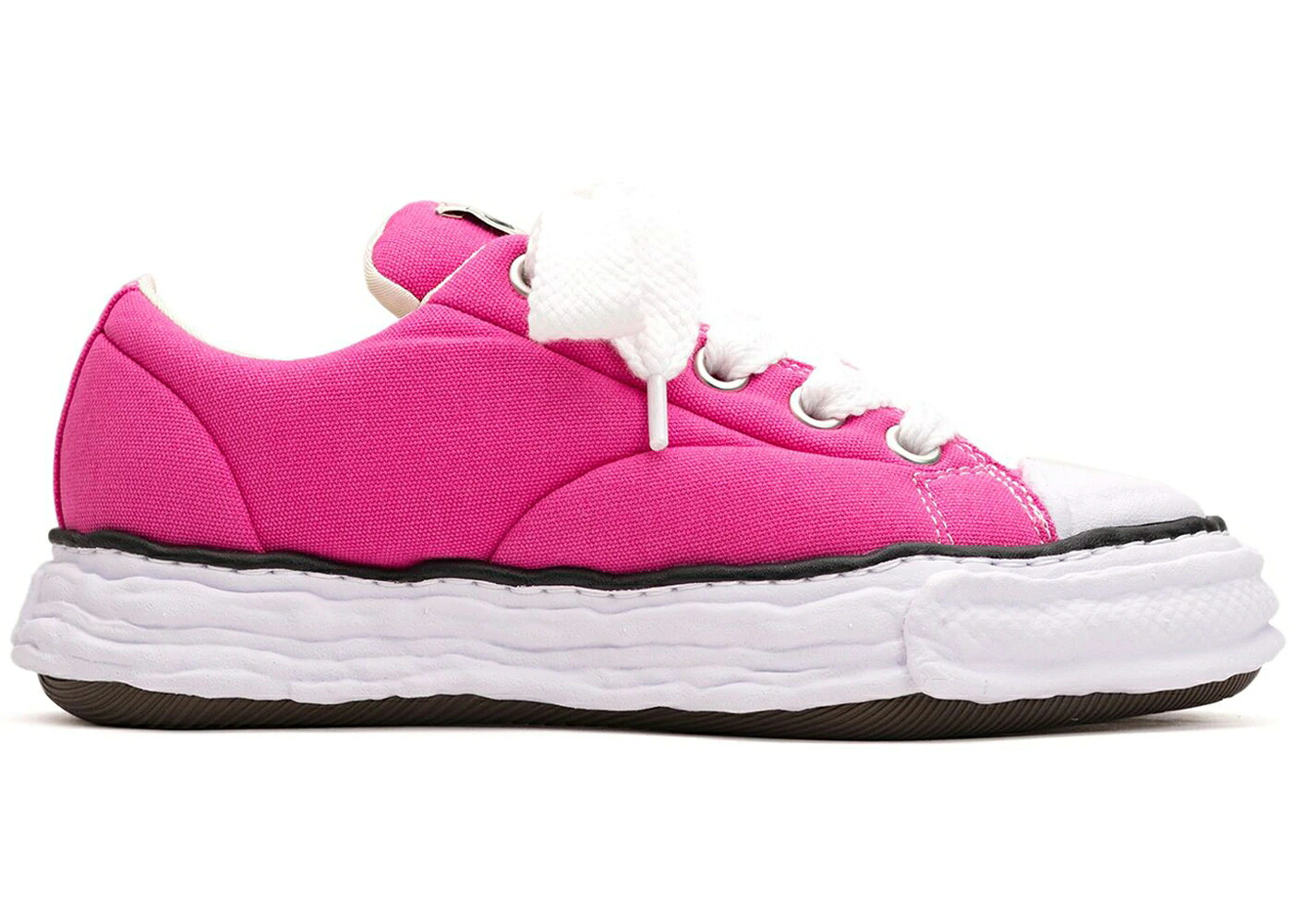 住みか ミハラヤスヒロ パッド サクラ色 スニーカー メンズ MAISON MIHARA YASUHIRO MAISON MIHARA YASUHIRO PETERSON 23 OG SOLE PADDED CANVAS LOW PINK /