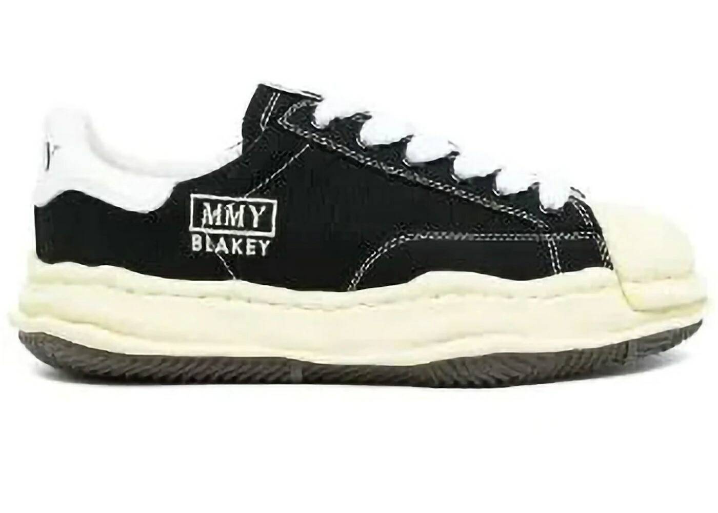 メゾン ミハラヤスヒロ ビンテージ ヴィンテージ 黒色 ブラック スニーカー メンズ MAISON MIHARA YASUHIRO MAISON MIHARA YASUHIRO BLAKEY OG SOLE VINTAGE CANVAS LOW BLACK / 49,020円