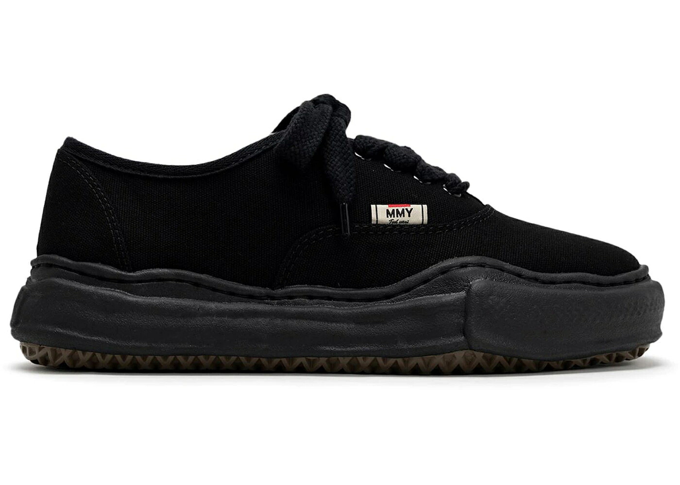 メゾン ミハラヤスヒロ 黒色 ブラック スニーカー メンズ MAISON MIHARA YASUHIRO MAISON MIHARA YASUHIRO BAKER OG SOLE CAVAS LOW TRIPLE BLACK / BLACK BLACK|スニケス