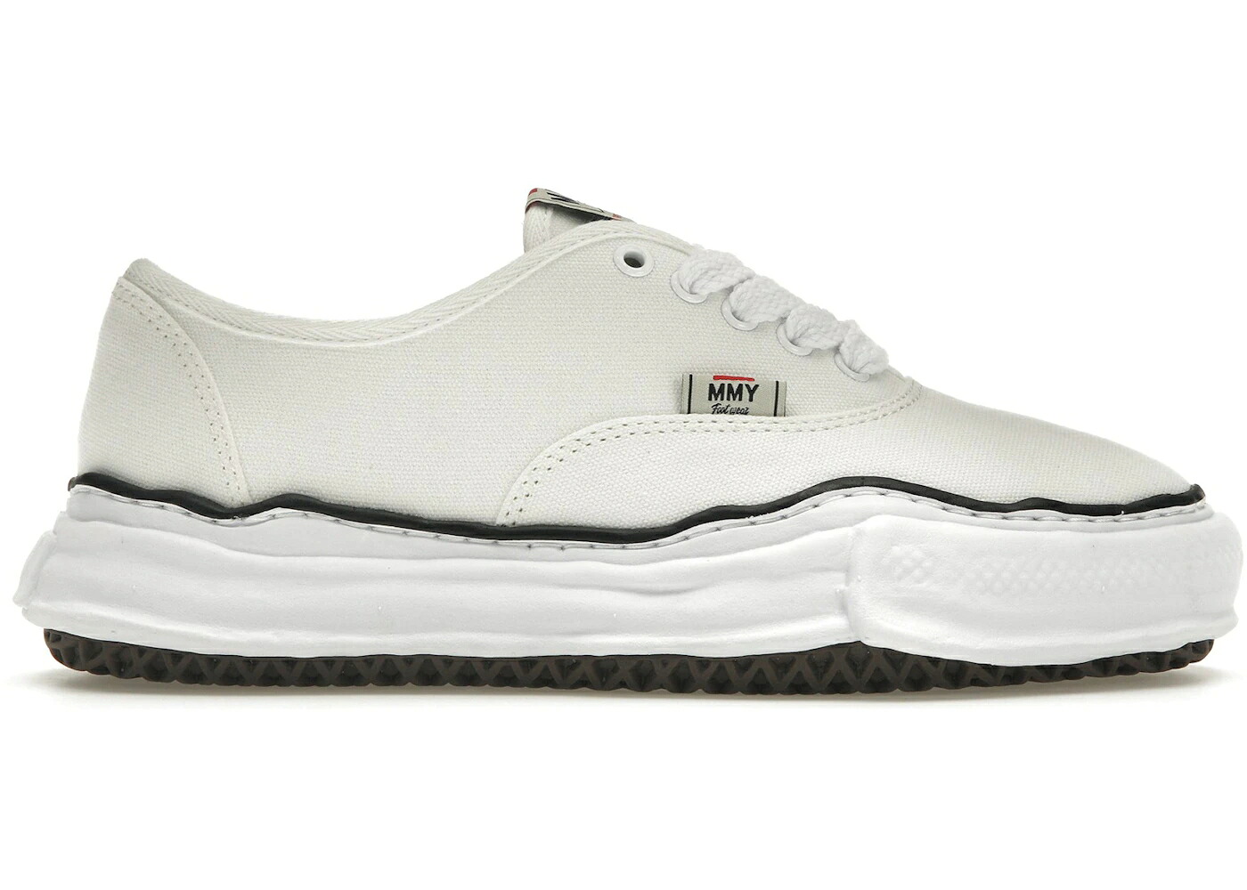 住み家 ミハラヤスヒロ 白いこと 白いこと 薄墨色 薄墨色 スニーカー メンズ MAISON MIHARA YASUHIRO MAISON MIHARA YASUHIRO BAKER OG SOLE CANVAS LOW WHITE / WHITE GREY