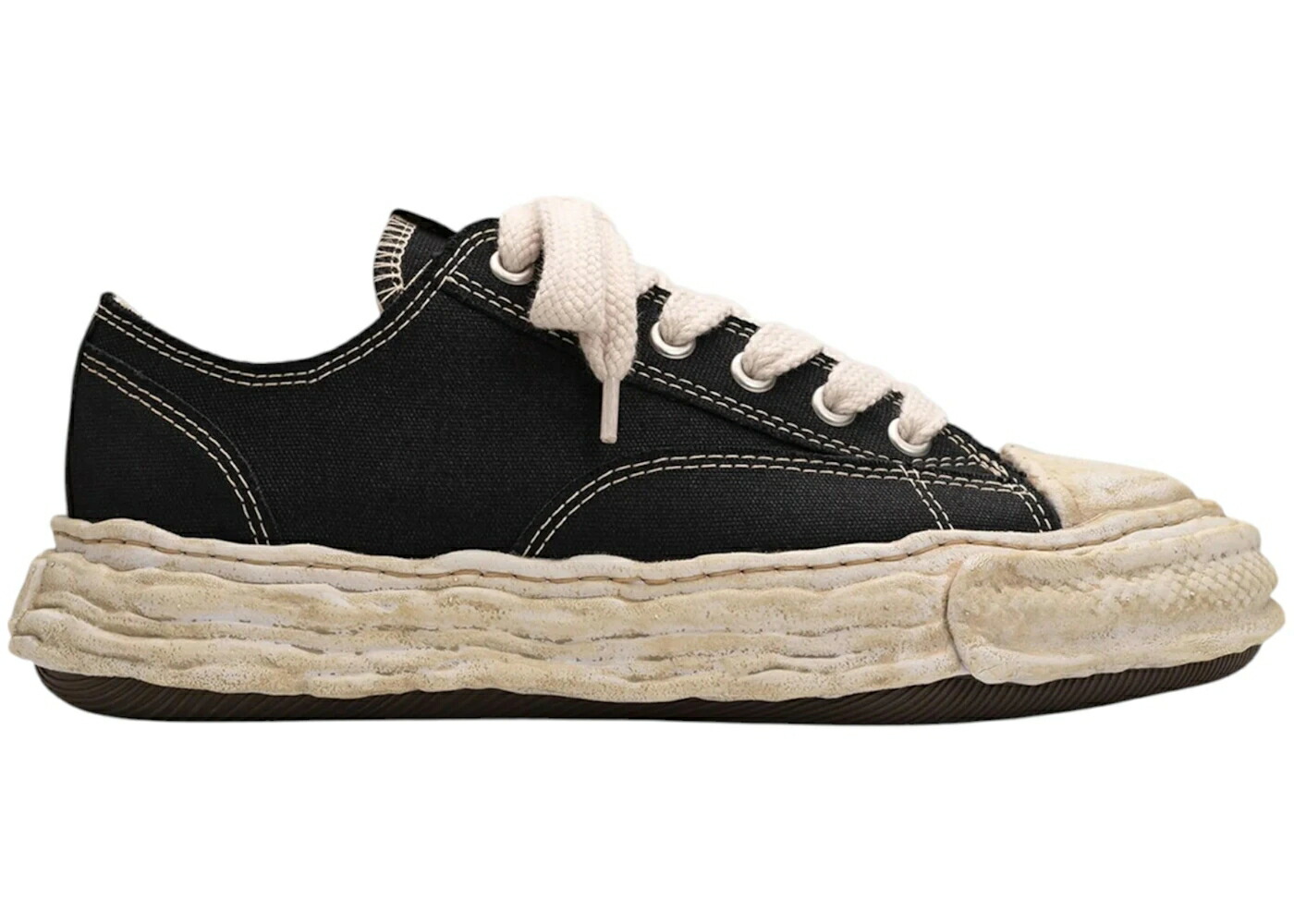 住みか ミハラヤスヒロ 黒いこと 黒いこと スニーカー メンズ MAISON MIHARA YASUHIRO MAISON MIHARA YASUHIRO PETERSON 23 BLACK /