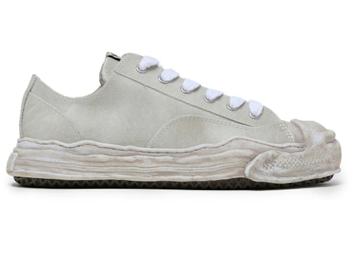 メゾン ミハラヤスヒロ 白色 ホワイト 黒色 ブラック スニーカー メンズ MAISON MIHARA YASUHIRO MAISON MIHARA YASUHIRO HANK OG SOLE VL WHITE DISTRESS / WHITE BLACK|スニケス
