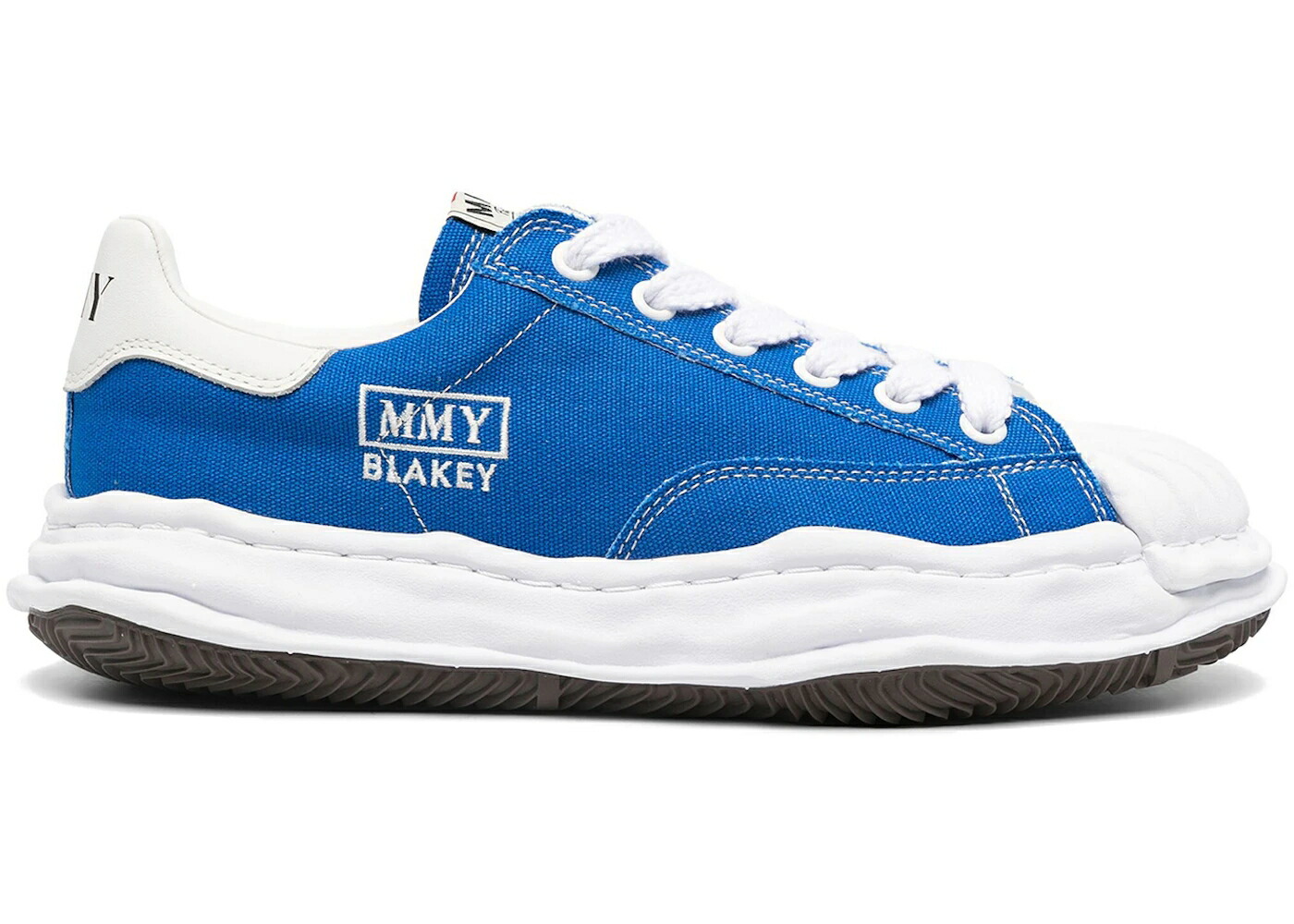 メゾン ミハラヤスヒロ 青色 ブルー スニーカー メンズ MAISON MIHARA YASUHIRO MAISON MIHARA YASUHIRO BLAKEY OG SOLE CANVAS LOW CLEAR BLUE / CLEAR BLUE